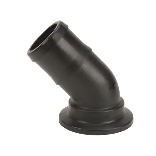 2" Flange x 2" Hose Barb - 45 Degree