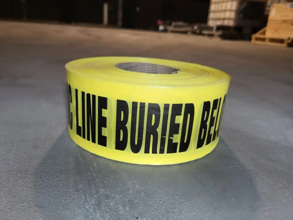 Barricade Tape TT-800, Caution Electric Line Buried Below