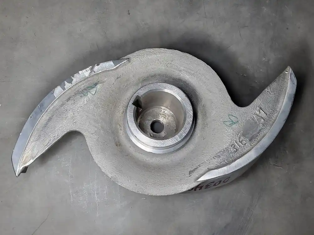Pump Impeller, 3175S 4x6-14, 2 Vane, 316SS, 259-75-1203, D00137A02-1203