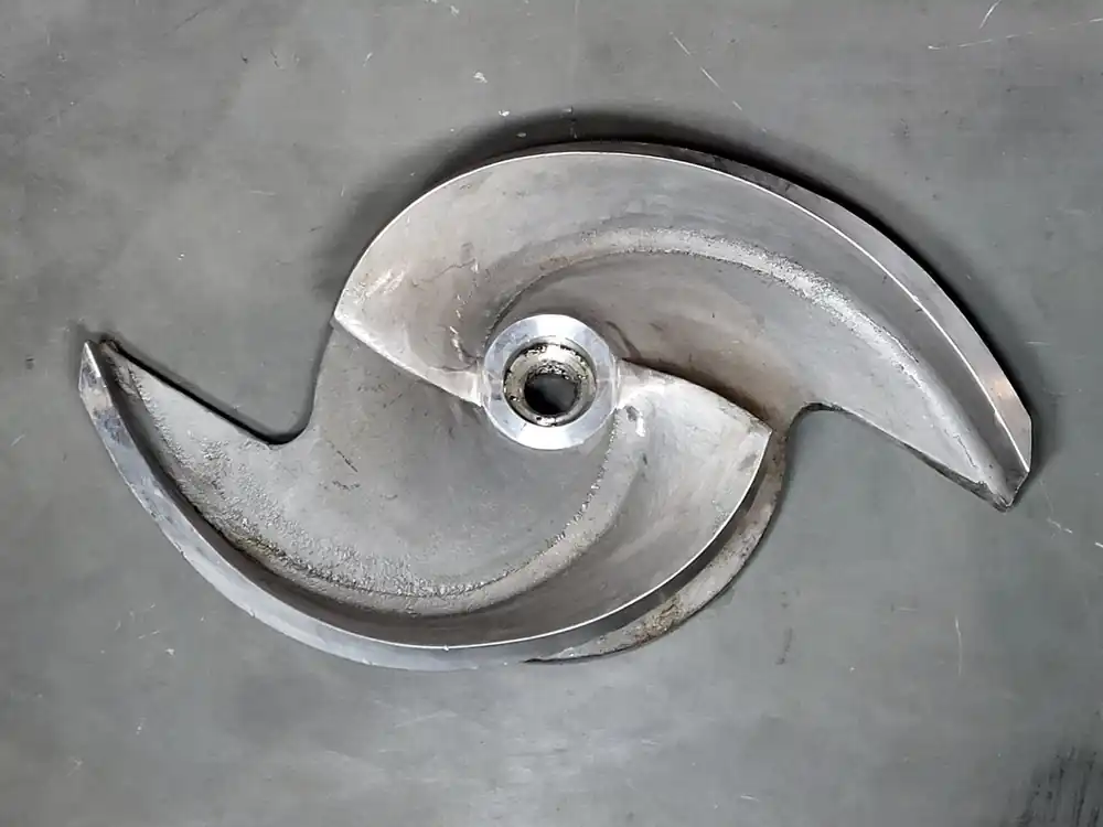 Pump Impeller, 6x8-18, 2 Vane, 316SS, 53106-1