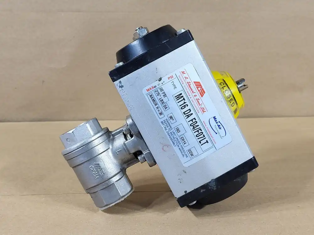 Max-Air Double Acting Aluminum Actuator MT16 DA F04/F07LT