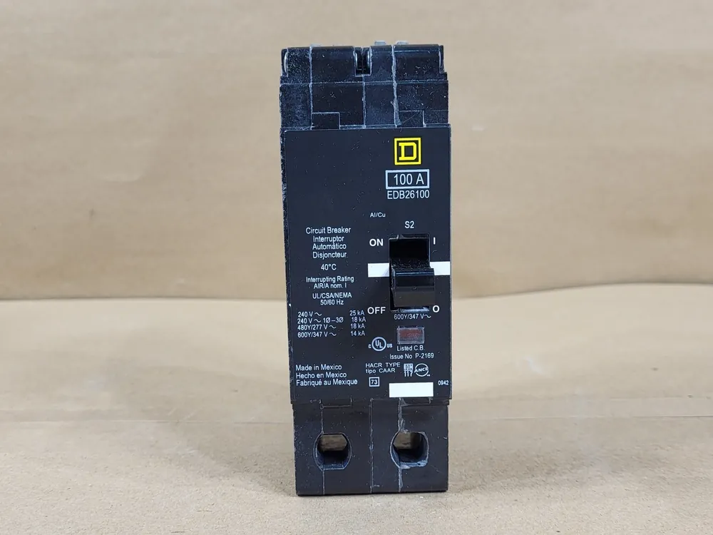 100 Amp 2 Pole Circuit Breaker EDB26100