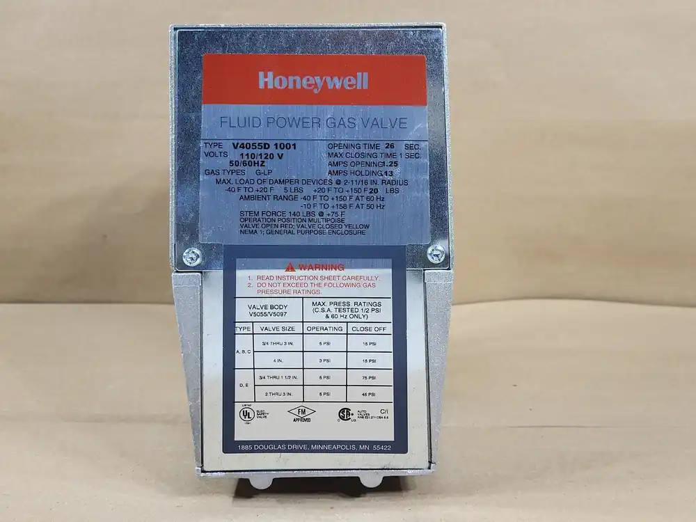 Fluid Power Gas Valve V4055D 1001