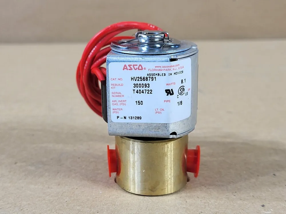 Solenoid Valve 2 Way NC, 150 PSI, 8.1W, 1/8" Pipe HV2568791