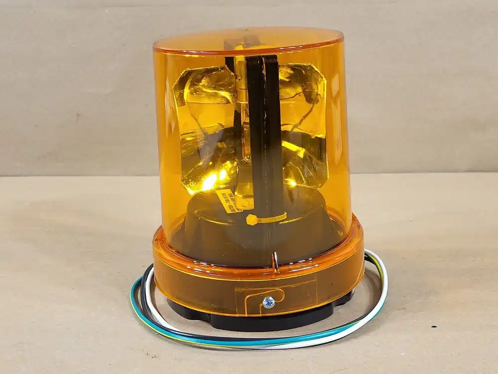 Rotating LED Warning Light Amber 121S-120A