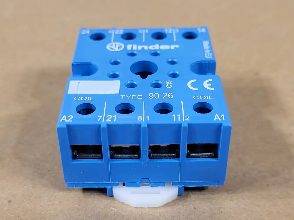 10 Amp 250V Relay Socket 90.26.SMA, 2CO-DPDT (Box of 10)