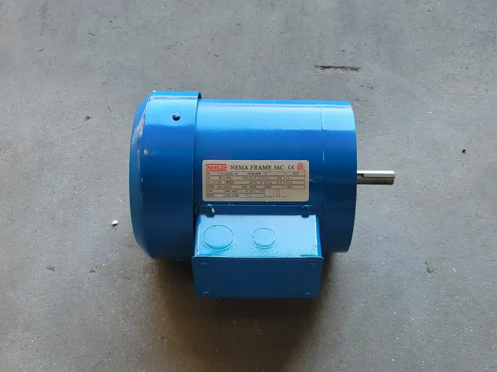 1/2 hp 575 volts 1700 rpm 56C Electric Motor YSN5614GM