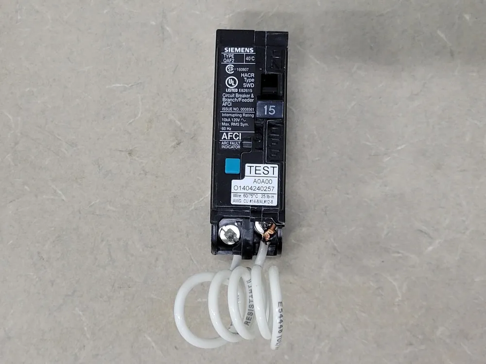 15 Amp, 1 Pole, 120 Volts Circuit Breaker QA115AF