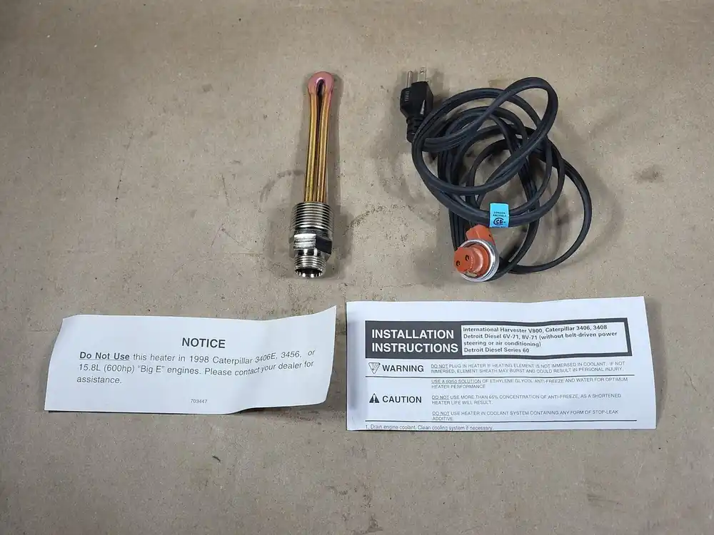 1500W 120V Heavy Duty Engine Block Heater 8605556