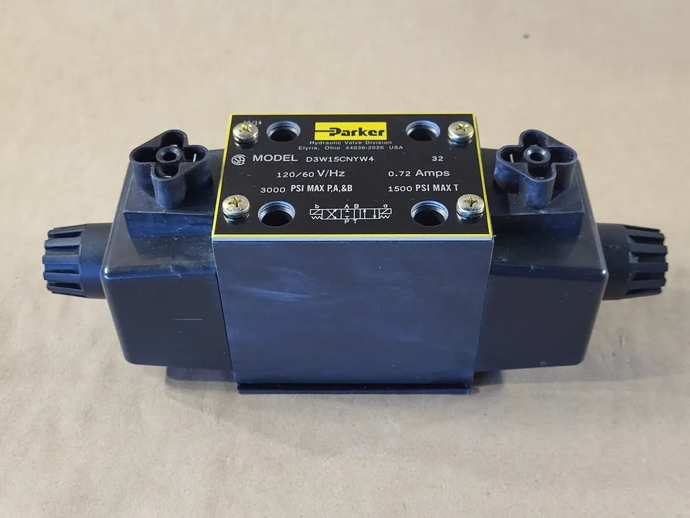 Directional Control Valve D3W15CNYW4, 120V, 3000 PSI