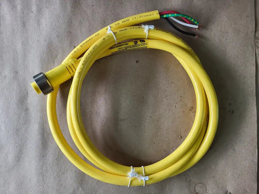 6‘ 16/4AWG 4P Female Straight PVC Cord 1300060729 P/N 104000A01F0601