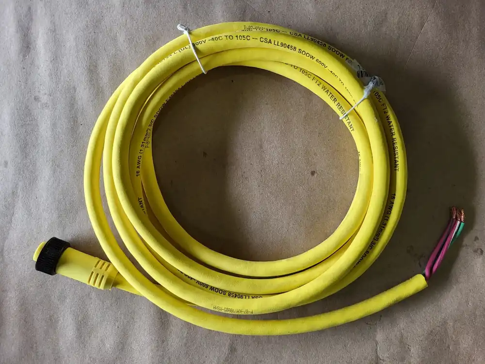 12‘ 16/3AWG 3P Female Straight Cord 1300060380 P/N 103000C01F120