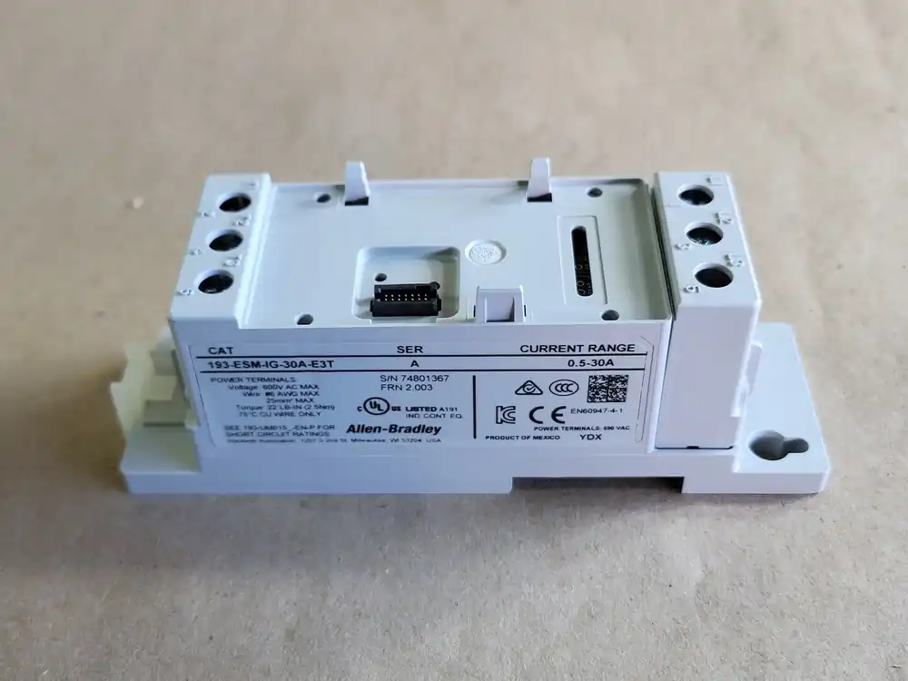 30 Amp Overload Relay Sensing Module 193-ESM-IG-30A-E3T, Series A