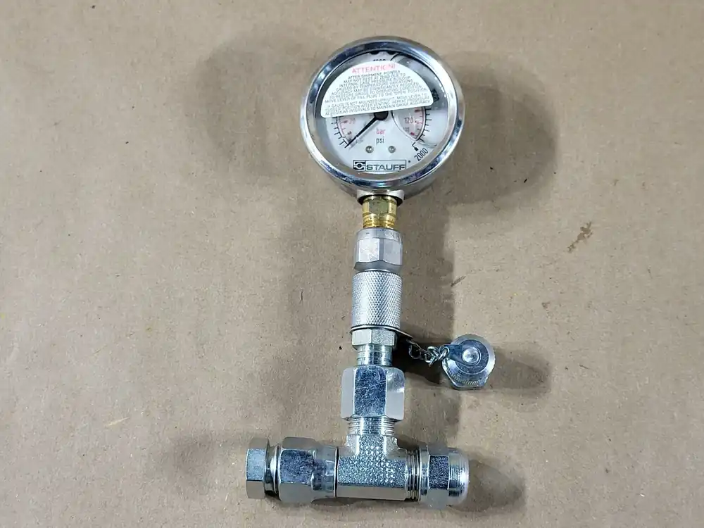 2.48", 2000 PSI Pressure Gauge SPG-063-02000
