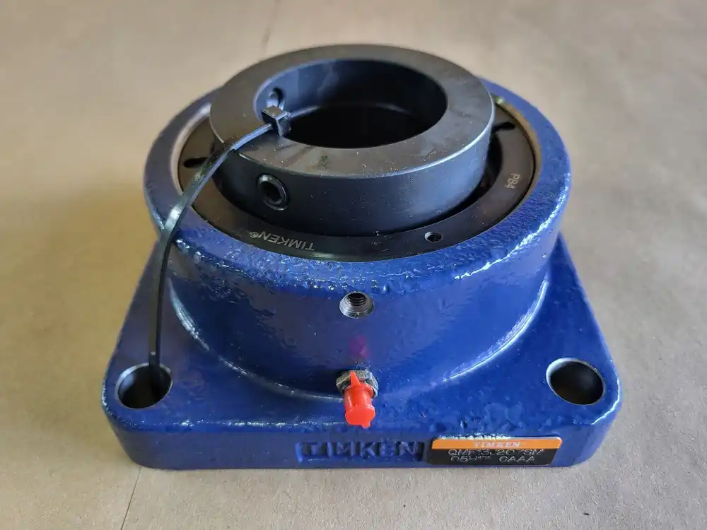 Square Flange Mount Bearing, 2-7/16" Bore, QMF13J207SM