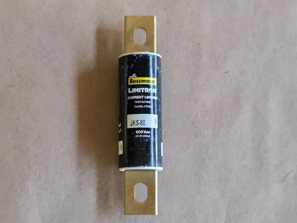 80 Amp Class J Fast-Acting Fuse JKS-80 (Lot of 3 pcs)