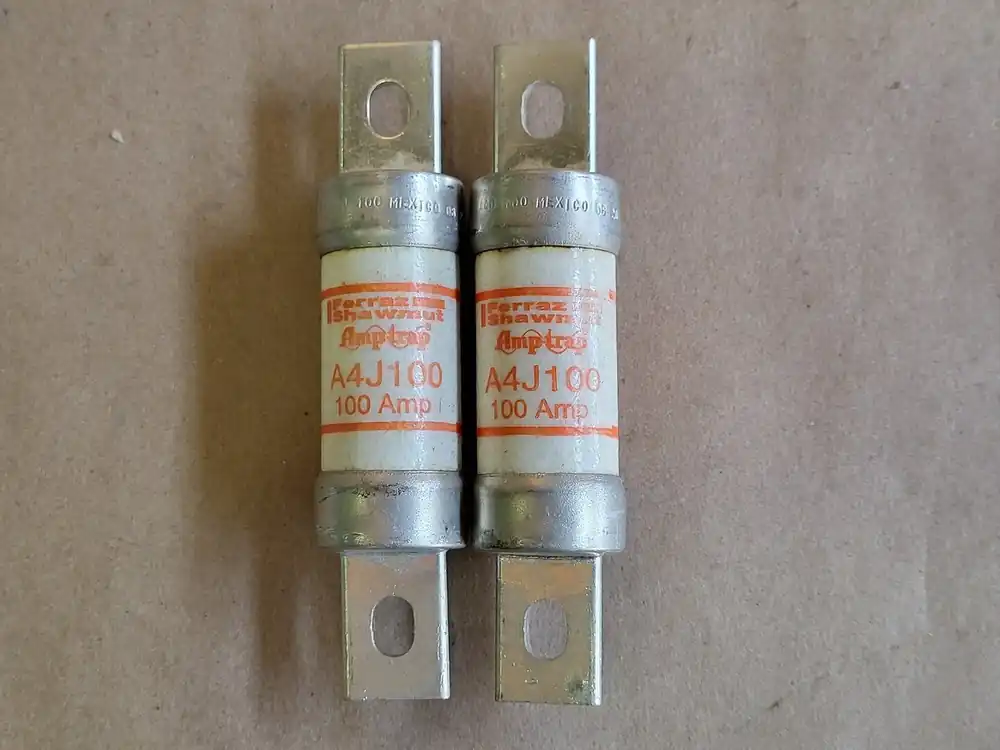 100 Amp Class J Fast-Acting Fuse A4J100 (Pack of 2 pcs)