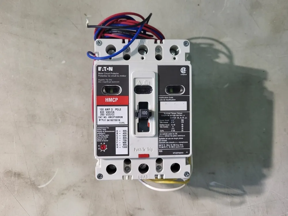 100 Amp, 3 Pole, 600 volts Circuit Breaker HMCP100R3S
