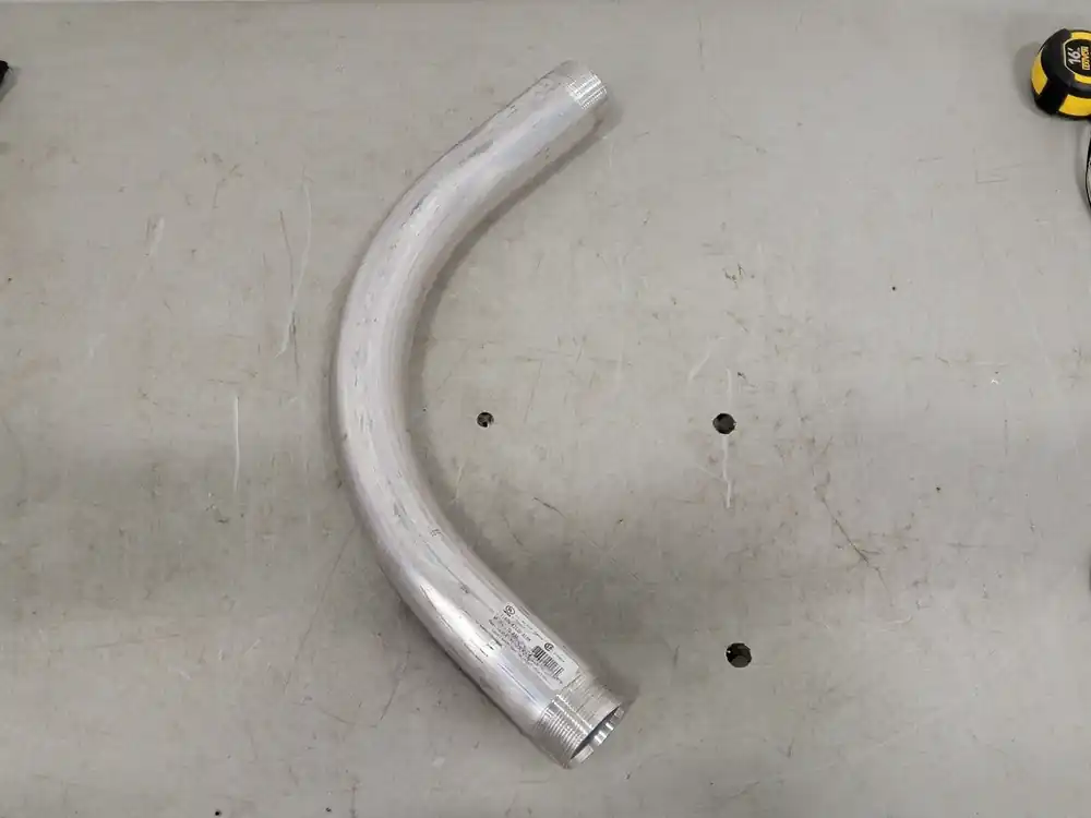 2", 90 deg. Aluminum Threaded Elbow