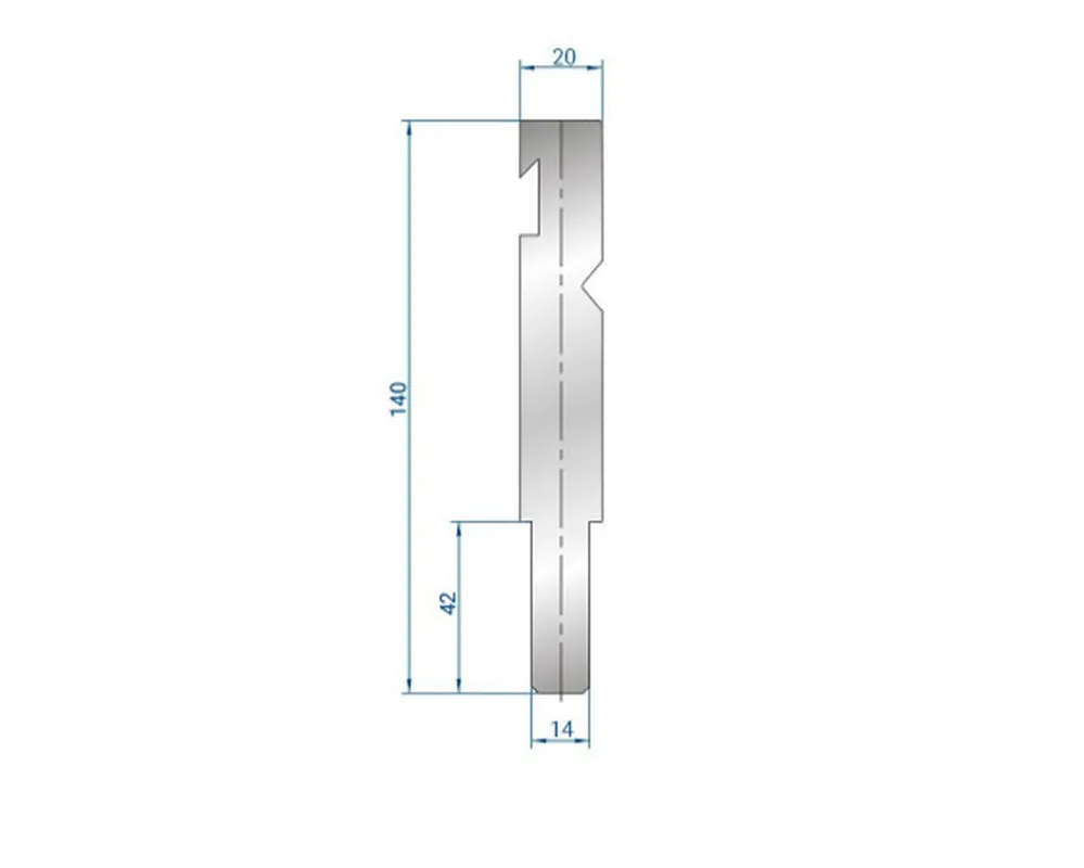 Part No. 1273 @ 410mm H=140 Round Element Holder