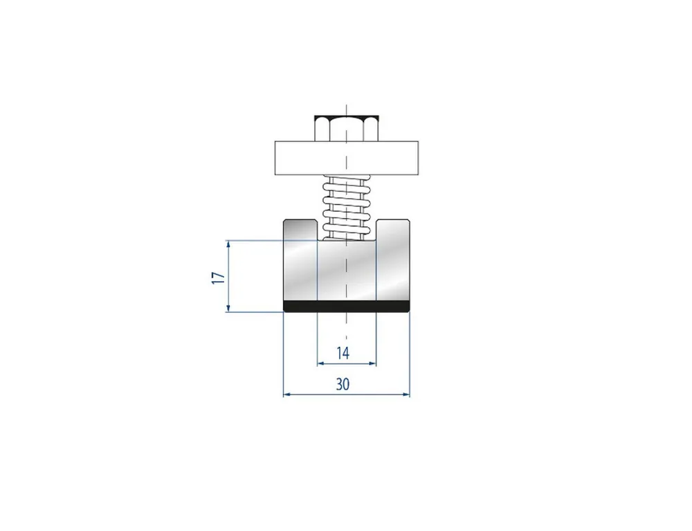 Part No. 1043 @ 415mm H=17 Flat Element