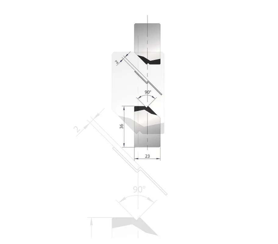 Part No. 1274 @ 835mm 90 Degree Joggle Inserts Holder