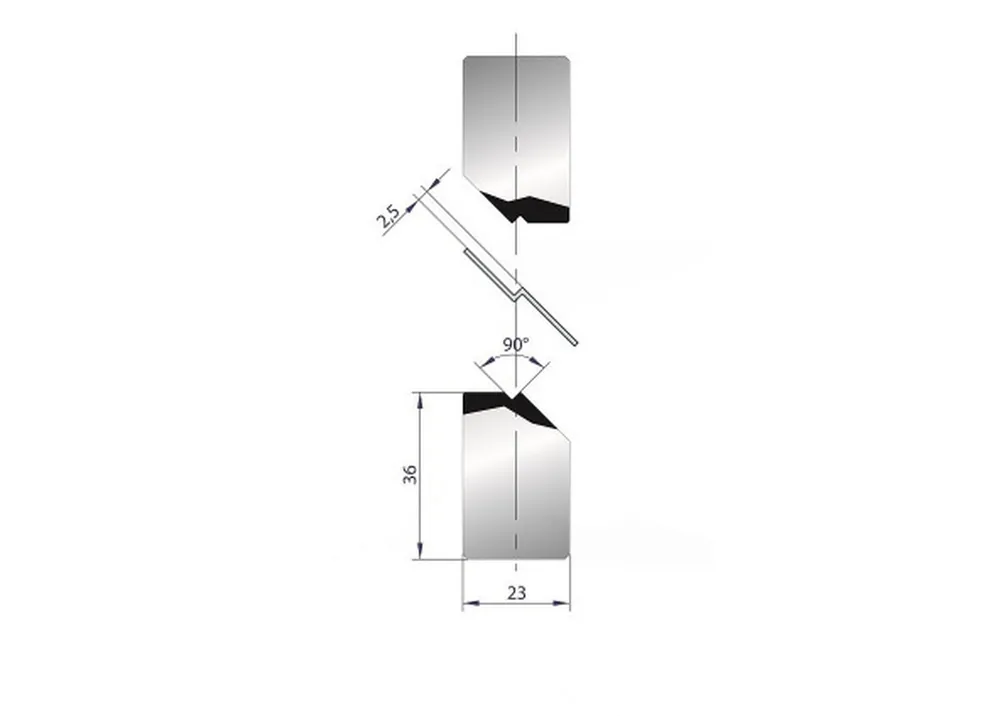 Part No. 1275 @ 835mm 90 Degree Joggle Inserts Holder