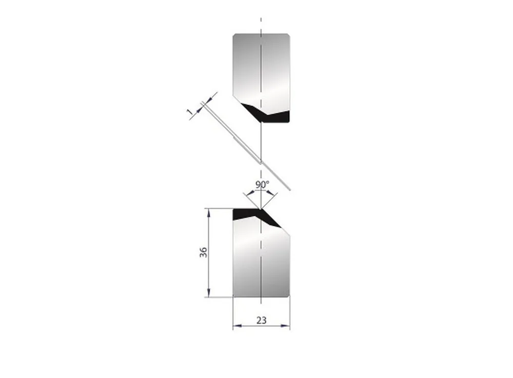 Part No. 1276 @ 835mm 90 Degree Joggle Inserts Holder