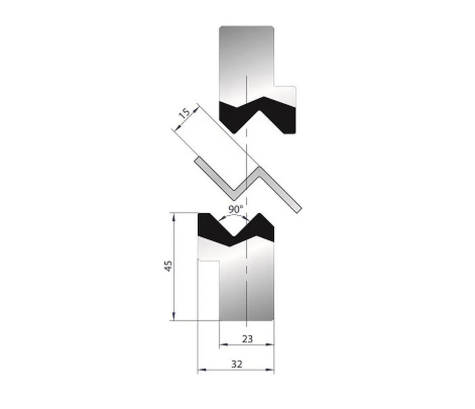 Part No. 1280 @ 835mm 90 Degree Joggle Inserts Holder