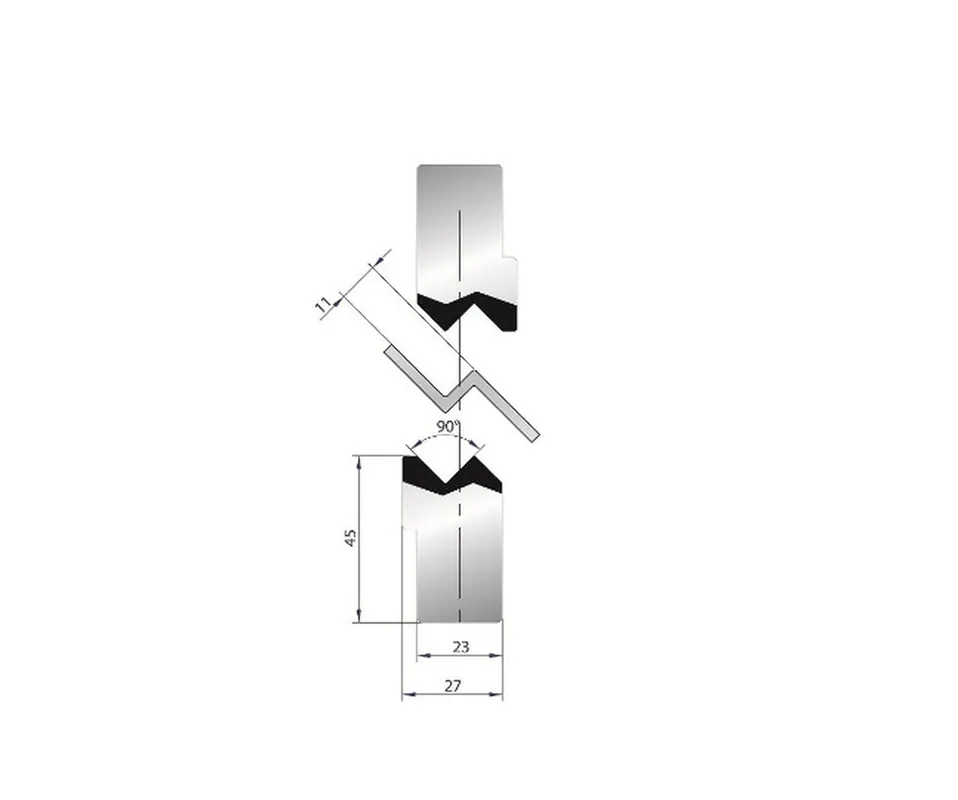 Part No. 1147 @ 415mm 90 Degree Joggle Inserts Holder