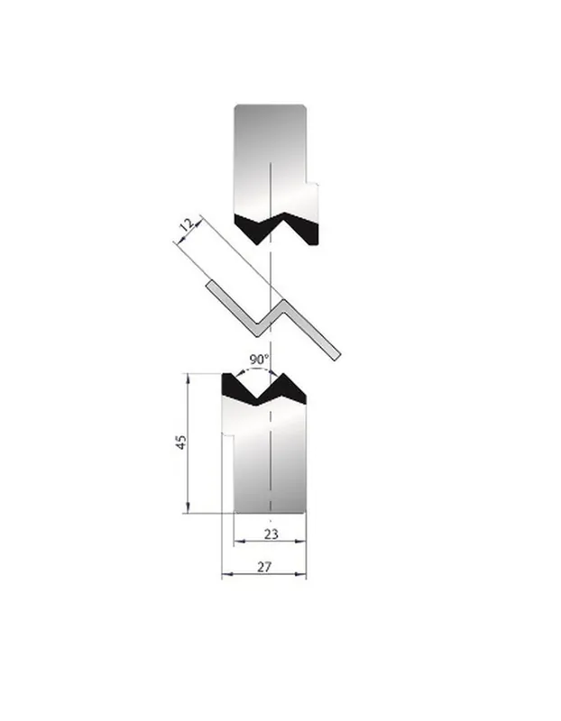 Part No. 1148 @ 835mm 90 Degree Joggle Inserts Holder