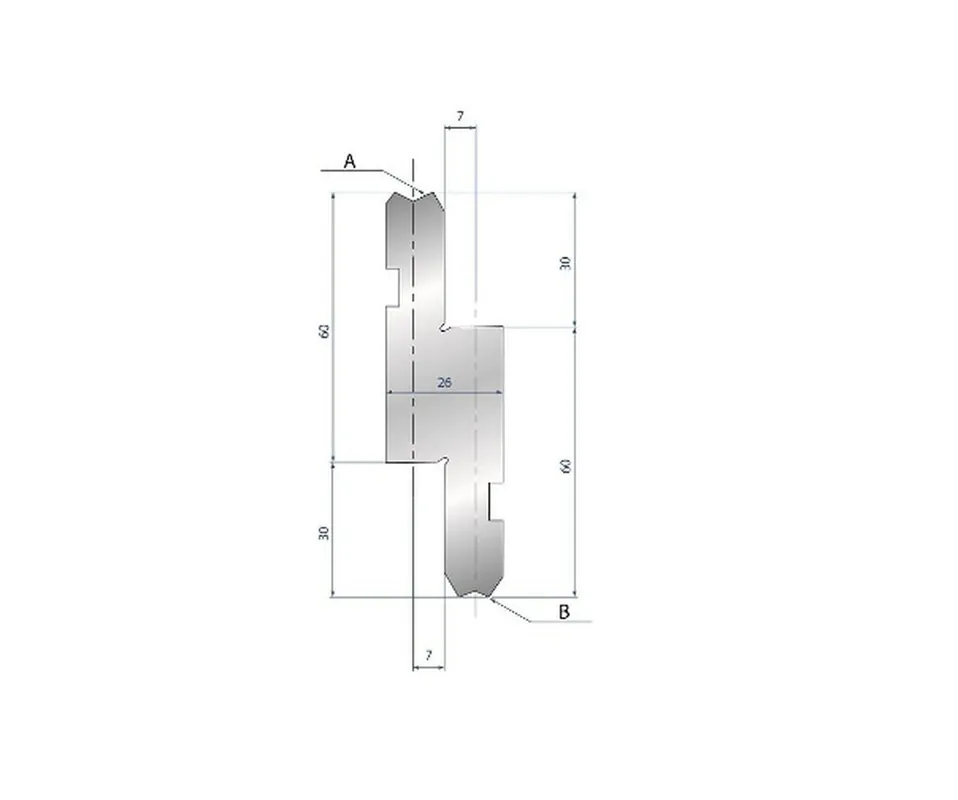 Part No. 1155 @ 830mm Small Radius Tool Holder