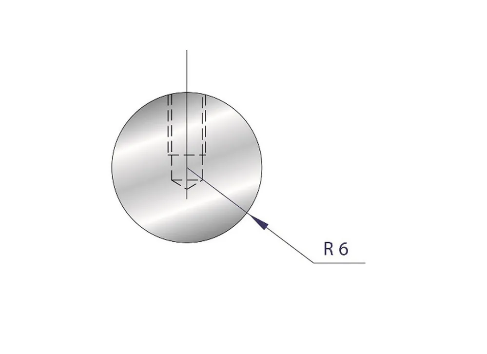 Part No. 1186 @ 415mm R=6 Small Radius Element