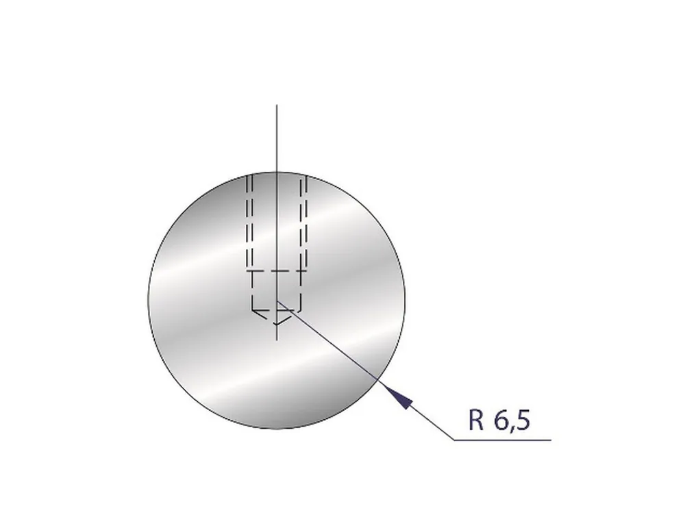 Part No. 1187 @ 835mm R=6,5 Small Radius Element