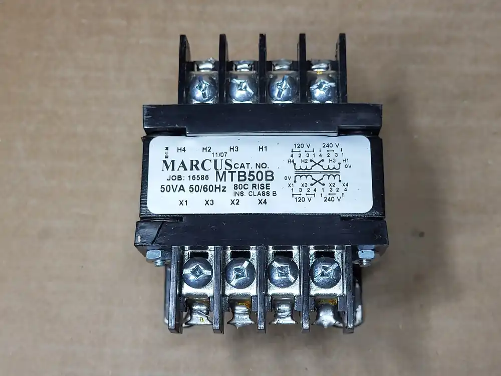 50 VA, Pri 120/240V, Sec 120/240V Control Transformer MTB50B