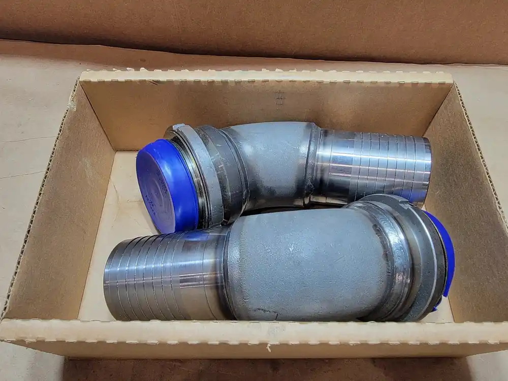 3" Hose Barb to SAE Thread 45deg Elbow Connector EBS-30-HB-30S-11 (Box of 2)
