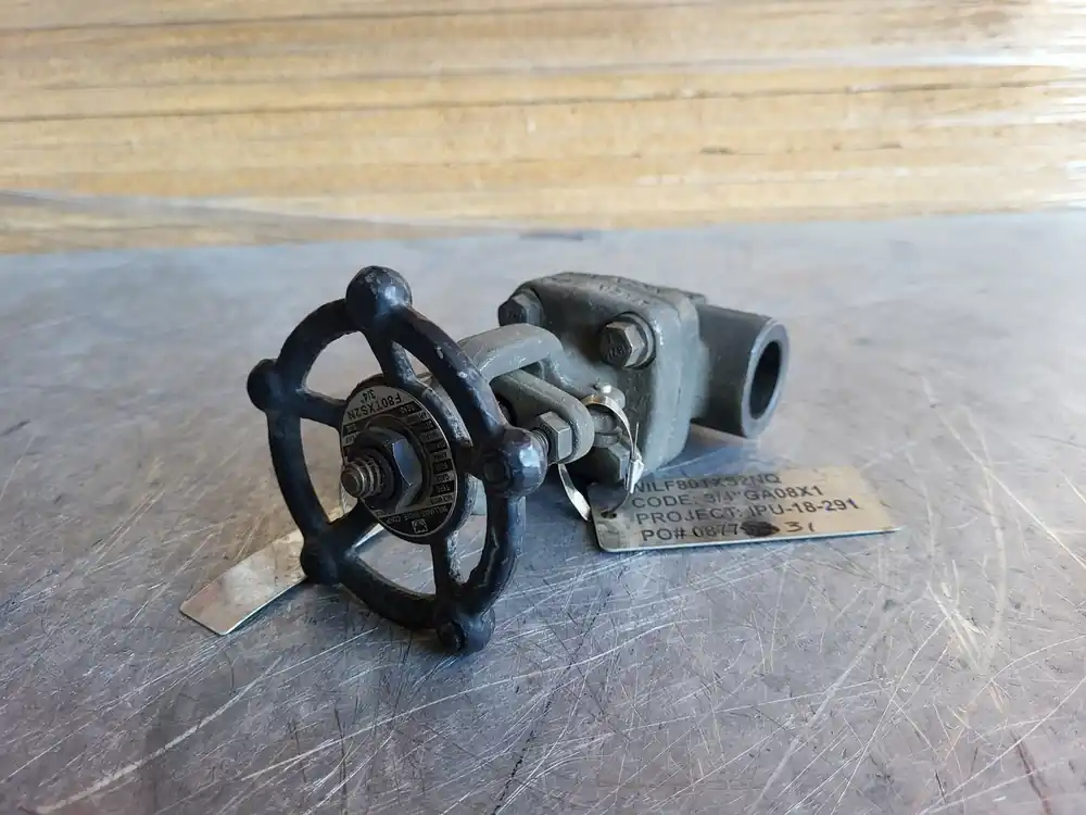 3/4" Class 800 Gate Valve B16.34