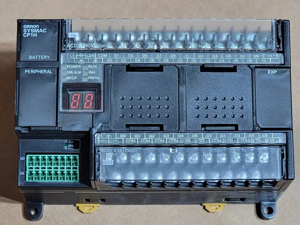 PLC with Built-In Analog I/O, Relay Output CP1H-XA40DR-A