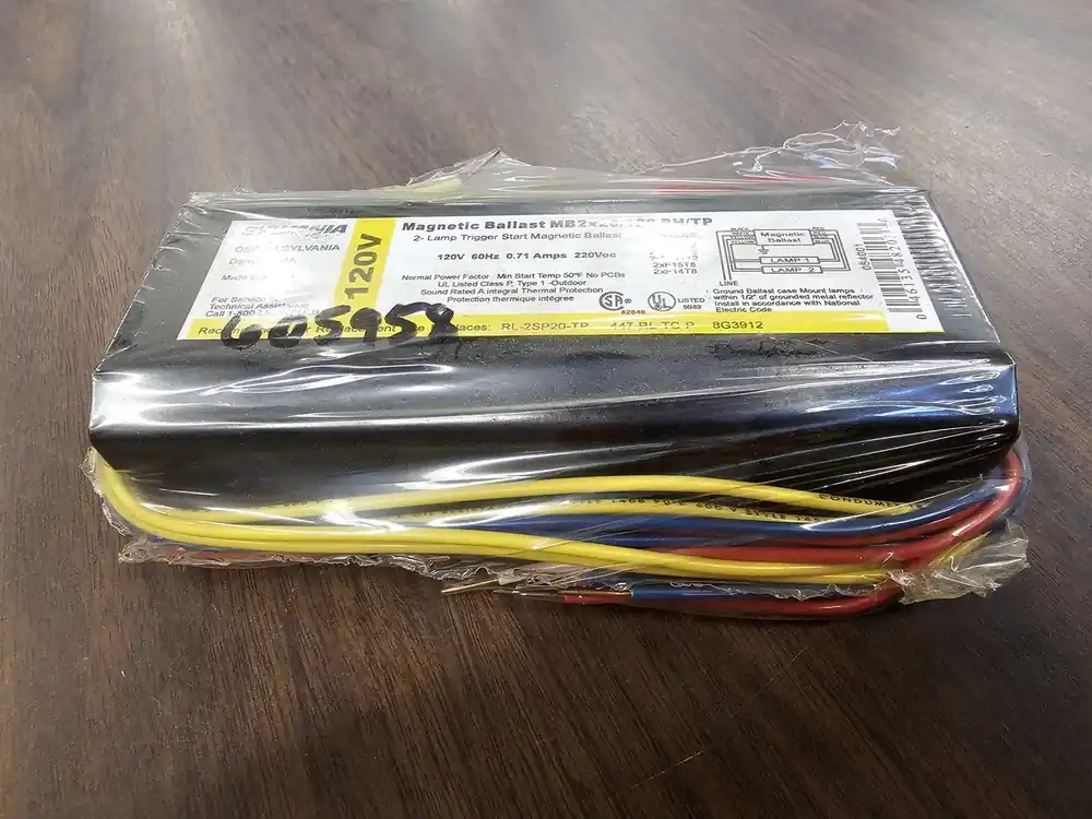 120 Volts 2 Lamps Magnetic Ballast MB2x20/120PH/TP