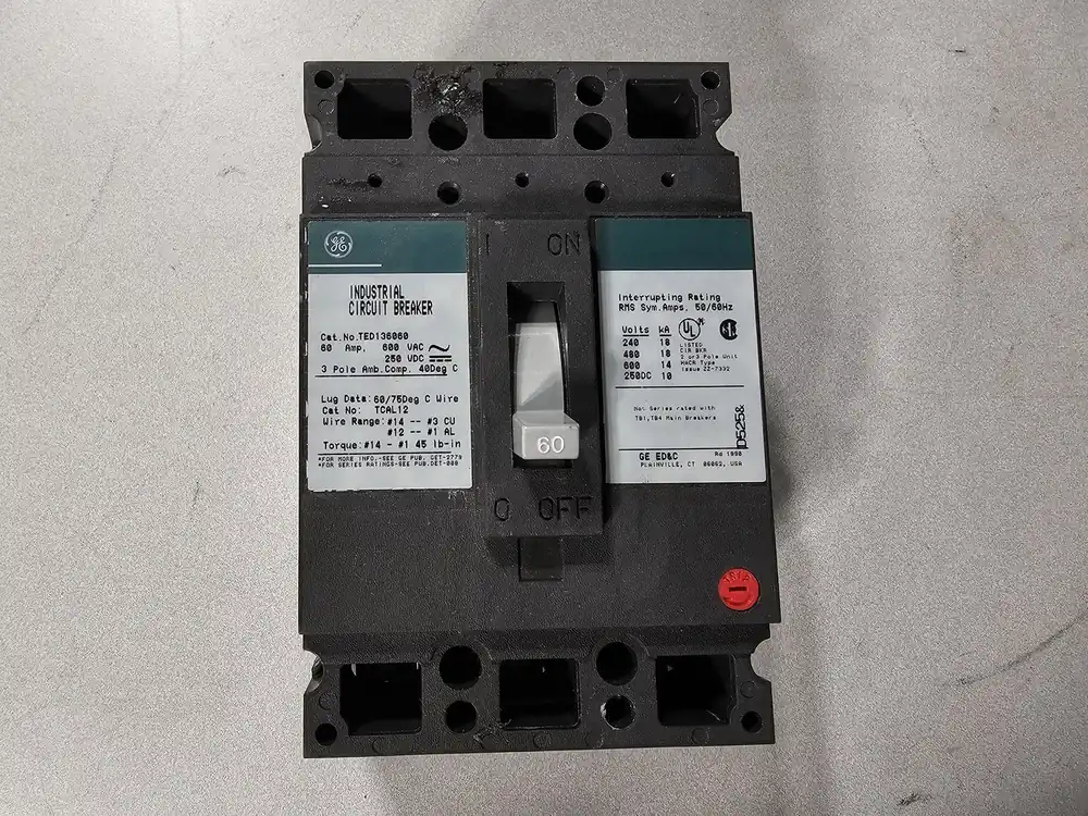 60 Amp 3-Pole 600V Circuit Breaker TED136060