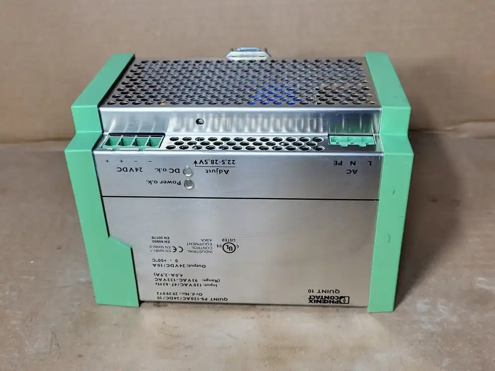 10 Amp, 24 VDC Power Supply Unit QUINT-PS-120AC/24DC/10