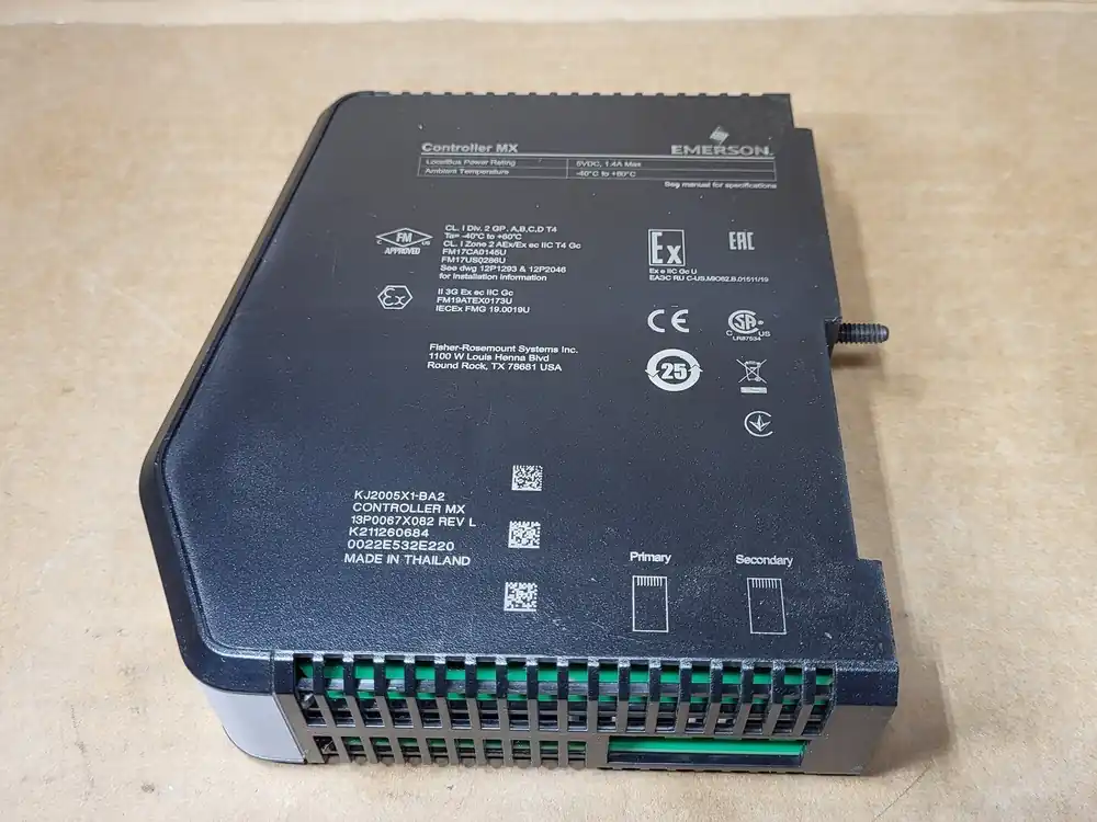 MX Controller DeltaV KJ2005X1-BA2