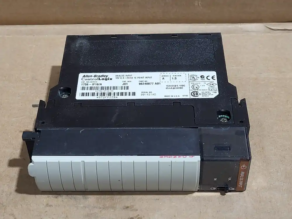10 Volts, 4-20 mA Analog Input 1756-IF16/A