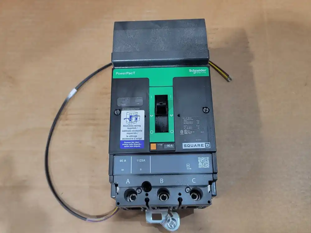 90 Amp, 3 Pole, 600 Volt Circuit Breaker HLA36090AAYH1