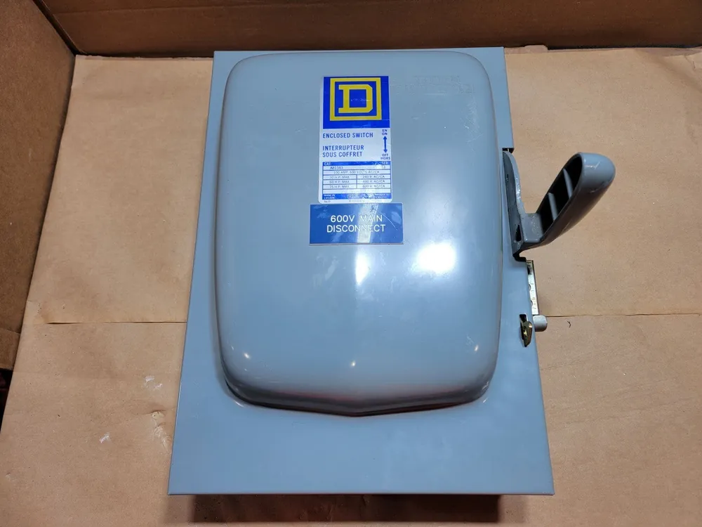 100 Amp 600V 3-Phase Heavy Duty Safety Switch Disconnect A81343