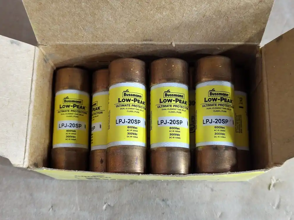 6 Amp Low-Peak Class J Fuse LPJ-6SP (Box of 8)