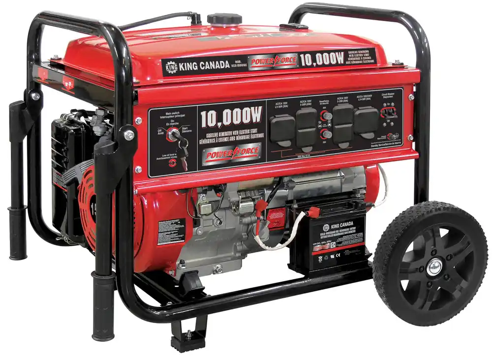 Power-Force 10000W Gasoline Generator w/ Electric Start No. KCG-10001GE