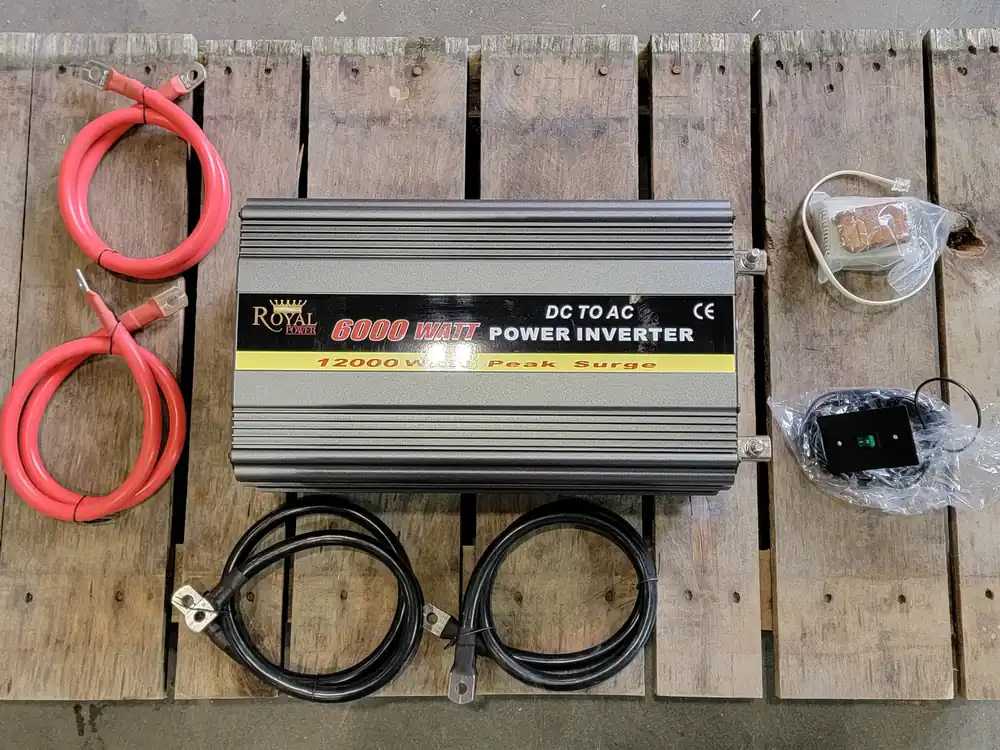 6000 Watt Power Inverter 12 Volt DC To 110 Volt AC PI-6000