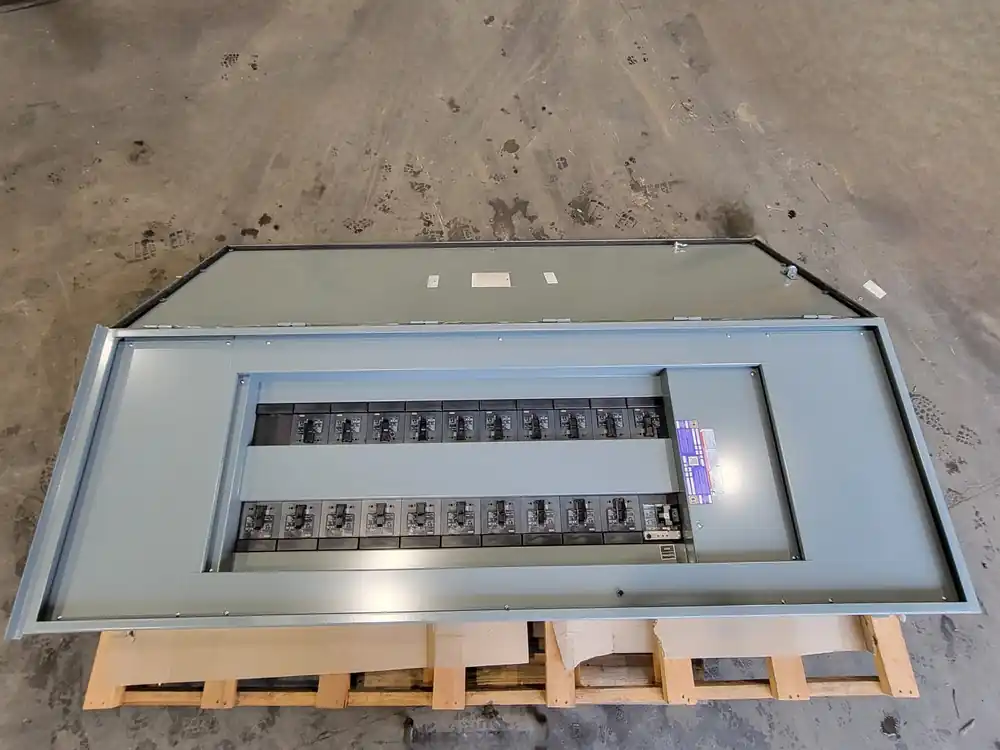 150 Amp 240 Volts 3ph I-Line Panelboard HCJ3291WP, 22 Spaces, w/ 22 Breakers
