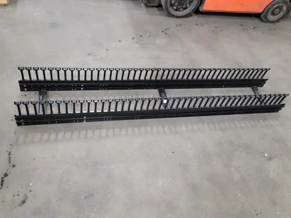 Double Sided High Density Vertical Cable Manager, 12"W x 84"H, BHVHH12